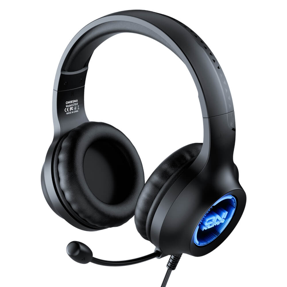 หูฟังเกมมิ่ง ONIKUMA X36 ABYSS LAMP EFFECT เอฟเฟกต์แสงไฟ ABYSS LAMP - สีดำ_3